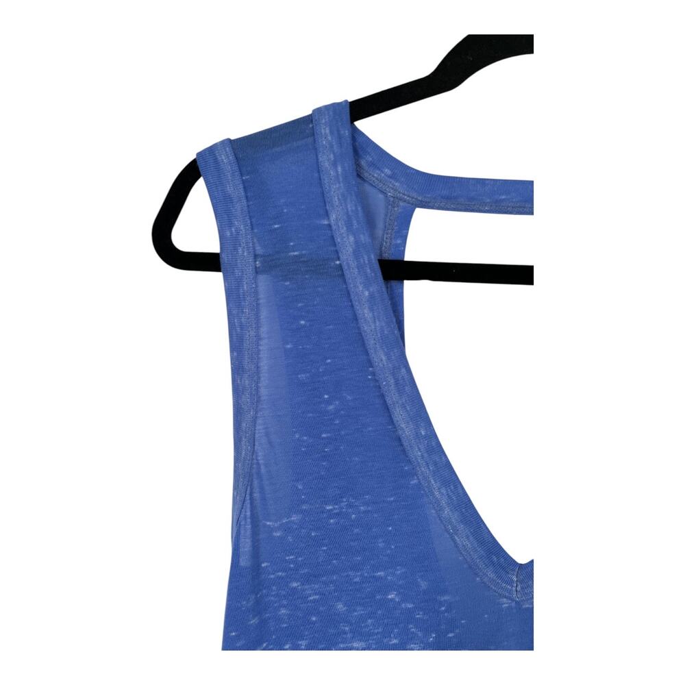 Becca Jumpsuit Beach Date sleeveless burn out knit blue size Small S - Picture 2 of 6